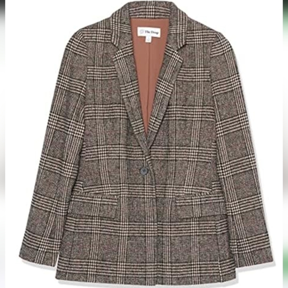 Women's Glenn Plaid Wool Blazer Academia Preppy Size M - Picture 2 of 11